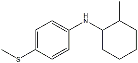 N-(2-methylcyclohexyl)-4-(methylsulfanyl)aniline Structure