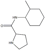 N-(2-methylcyclohexyl)pyrrolidine-2-carboxamide Structure