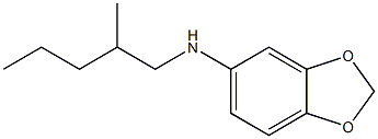 N-(2-methylpentyl)-2H-1,3-benzodioxol-5-amine Structure