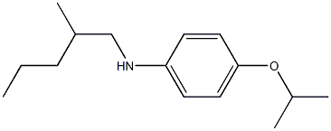 N-(2-methylpentyl)-4-(propan-2-yloxy)aniline 구조식 이미지