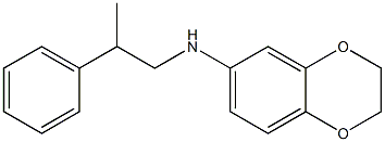 N-(2-phenylpropyl)-2,3-dihydro-1,4-benzodioxin-6-amine Structure