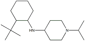 N-(2-tert-butylcyclohexyl)-1-(propan-2-yl)piperidin-4-amine 구조식 이미지