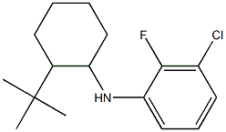 N-(2-tert-butylcyclohexyl)-3-chloro-2-fluoroaniline Structure