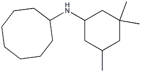 N-(3,3,5-trimethylcyclohexyl)cyclooctanamine Structure