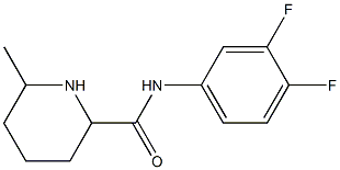 N-(3,4-difluorophenyl)-6-methylpiperidine-2-carboxamide 구조식 이미지