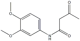N-(3,4-dimethoxyphenyl)-3-oxobutanamide Structure