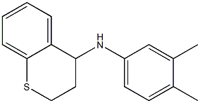 N-(3,4-dimethylphenyl)-3,4-dihydro-2H-1-benzothiopyran-4-amine 구조식 이미지