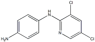 N-(3,5-dichloropyridin-2-yl)benzene-1,4-diamine Structure