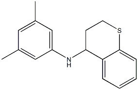 N-(3,5-dimethylphenyl)-3,4-dihydro-2H-1-benzothiopyran-4-amine 구조식 이미지