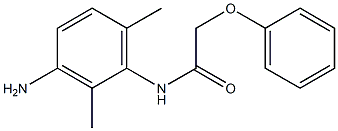 N-(3-amino-2,6-dimethylphenyl)-2-phenoxyacetamide 구조식 이미지