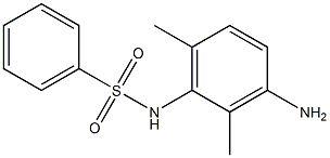 N-(3-amino-2,6-dimethylphenyl)benzenesulfonamide 구조식 이미지