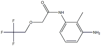 N-(3-amino-2-methylphenyl)-2-(2,2,2-trifluoroethoxy)acetamide Structure