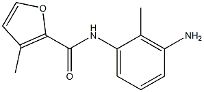 N-(3-amino-2-methylphenyl)-3-methyl-2-furamide Structure