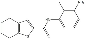 N-(3-amino-2-methylphenyl)-4,5,6,7-tetrahydro-1-benzothiophene-2-carboxamide Structure