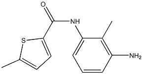 N-(3-amino-2-methylphenyl)-5-methylthiophene-2-carboxamide 구조식 이미지