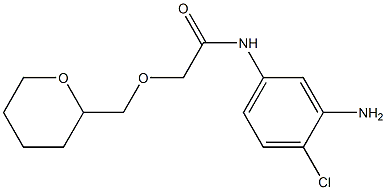 N-(3-amino-4-chlorophenyl)-2-(oxan-2-ylmethoxy)acetamide 구조식 이미지