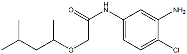 N-(3-amino-4-chlorophenyl)-2-[(4-methylpentan-2-yl)oxy]acetamide 구조식 이미지