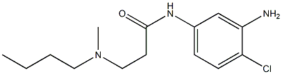 N-(3-amino-4-chlorophenyl)-3-[butyl(methyl)amino]propanamide 구조식 이미지