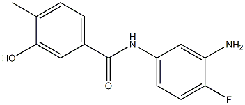 N-(3-amino-4-fluorophenyl)-3-hydroxy-4-methylbenzamide 구조식 이미지