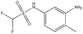 N-(3-amino-4-methylphenyl)difluoromethanesulfonamide Structure