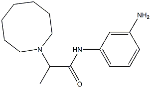 N-(3-aminophenyl)-2-(azocan-1-yl)propanamide Structure