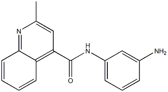 N-(3-aminophenyl)-2-methylquinoline-4-carboxamide Structure