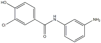 N-(3-aminophenyl)-3-chloro-4-hydroxybenzamide 구조식 이미지