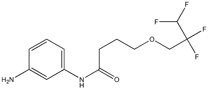 N-(3-aminophenyl)-4-(2,2,3,3-tetrafluoropropoxy)butanamide Structure