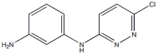 N-(3-aminophenyl)-N-(6-chloropyridazin-3-yl)amine 구조식 이미지