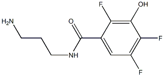 N-(3-aminopropyl)-2,4,5-trifluoro-3-hydroxybenzamide Structure
