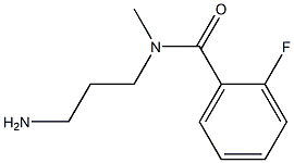 N-(3-aminopropyl)-2-fluoro-N-methylbenzamide 구조식 이미지