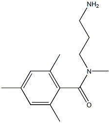 N-(3-aminopropyl)-N,2,4,6-tetramethylbenzamide 구조식 이미지