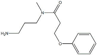 N-(3-aminopropyl)-N-methyl-3-phenoxypropanamide Structure