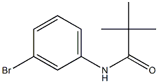 N-(3-bromophenyl)-2,2-dimethylpropanamide Structure