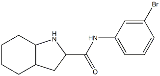 N-(3-bromophenyl)octahydro-1H-indole-2-carboxamide 구조식 이미지