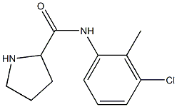 N-(3-chloro-2-methylphenyl)pyrrolidine-2-carboxamide Structure