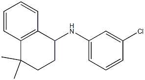 N-(3-chlorophenyl)-4,4-dimethyl-1,2,3,4-tetrahydronaphthalen-1-amine Structure