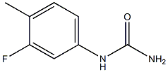 N-(3-fluoro-4-methylphenyl)urea 구조식 이미지