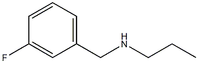 N-(3-fluorobenzyl)-N-propylamine 구조식 이미지