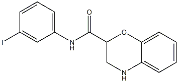 N-(3-iodophenyl)-3,4-dihydro-2H-1,4-benzoxazine-2-carboxamide Structure