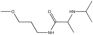 N-(3-methoxypropyl)-2-(propan-2-ylamino)propanamide 구조식 이미지