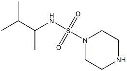 N-(3-methylbutan-2-yl)piperazine-1-sulfonamide Structure