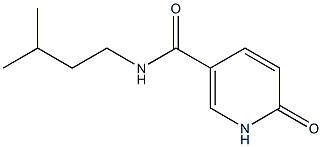 N-(3-methylbutyl)-6-oxo-1,6-dihydropyridine-3-carboxamide Structure