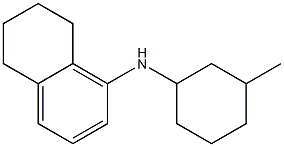 N-(3-methylcyclohexyl)-5,6,7,8-tetrahydronaphthalen-1-amine Structure