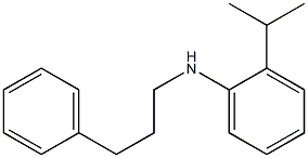 N-(3-phenylpropyl)-2-(propan-2-yl)aniline Structure