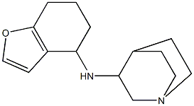 N-(4,5,6,7-tetrahydro-1-benzofuran-4-yl)-1-azabicyclo[2.2.2]octan-3-amine Structure