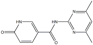 N-(4,6-dimethylpyrimidin-2-yl)-6-oxo-1,6-dihydropyridine-3-carboxamide Structure