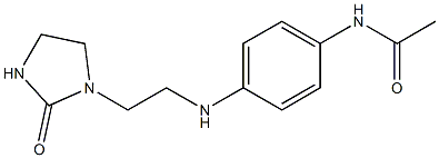 N-(4-{[2-(2-oxoimidazolidin-1-yl)ethyl]amino}phenyl)acetamide Structure