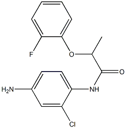 N-(4-amino-2-chlorophenyl)-2-(2-fluorophenoxy)propanamide Structure