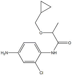 N-(4-amino-2-chlorophenyl)-2-(cyclopropylmethoxy)propanamide Structure